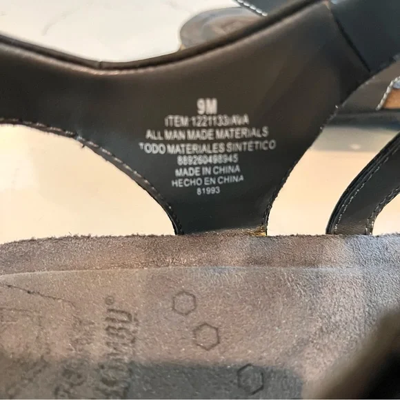 Khombu Women's 9 M Comfort Sport Sandal Adjustable Strap Black - Picture 13 of 13